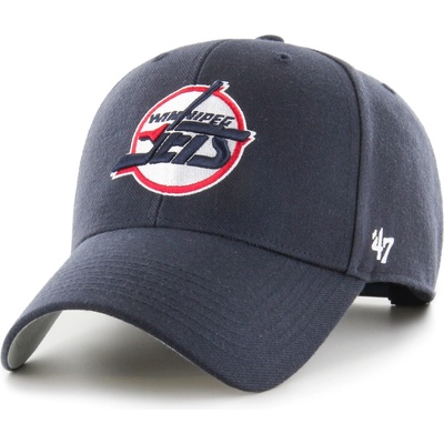 47 Brand Winnipeg Jets Sure Shot Snapback ’47 MVP Navy