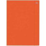Interdruk A4+ orange cardboard folder with elastic band