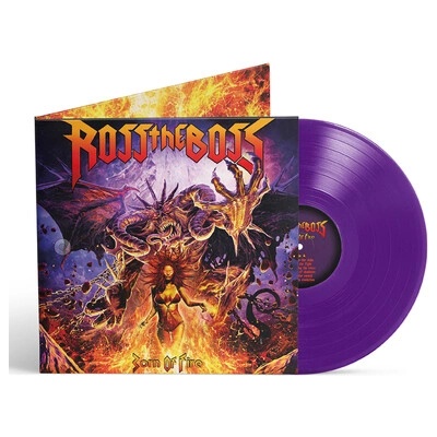 ROSS THE BOSS - BORN ON FIRE VIOLET LTD. LP