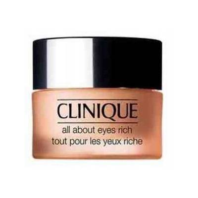 Clinique All About Eyes Rich Cream Bohatý krém redukující modřiny pod očima, otoky, linky a jemné vrásky 15 ml