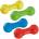 Ferplast Rubber Bone Гумена играчка за кучета гирички O4x 10, 5 см/-1бр