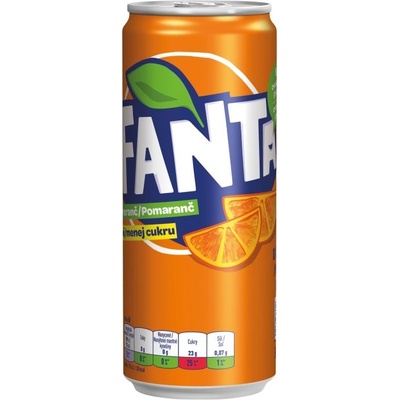 Fanta Pomeranč plech 330 ml