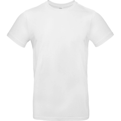 B&C Collection B&c e190 / Мъжка тениска от плътен памук - бяла l (01003t00103)