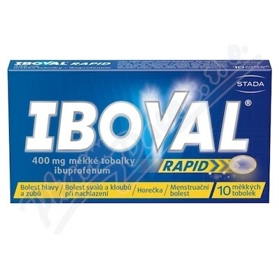 Iboval Rapid 400mg 10 mäkkých kapsúl