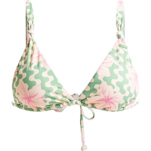 Roxy Дамско бикини горнище Roxy Women's Hibiscus Daze Elongated Tri Bikini top - Basil Party Waves Yw - размер XS (150-4900-0111)