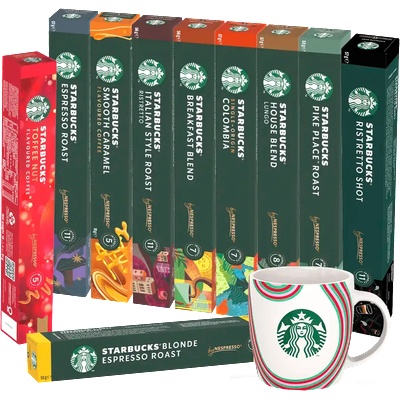 Starbucks | Стартов асортимент - 100 капсули за Nespresso®