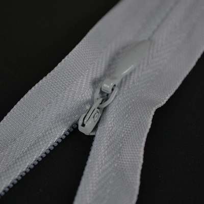 Takoy Zips skrytý nedeliteľný 3mm šedý - 25cm