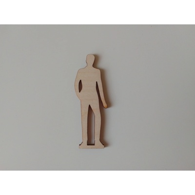 Drevená postava / muž 15cm