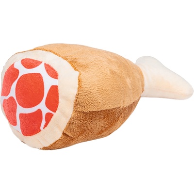 Hračka pes Kuracie stehno pískacie 22 x 12 x 8 cm