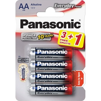 Panasonic БАТЕРИИ 3+1 panasonic aa lr6 eps (5410853049265)