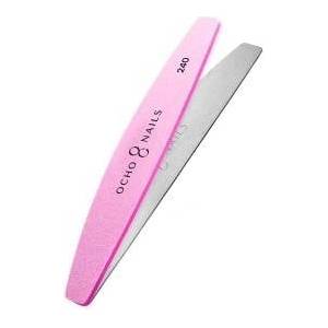 Ochno Ocho Nails file crescent metal core + polishers 240 10 pcs