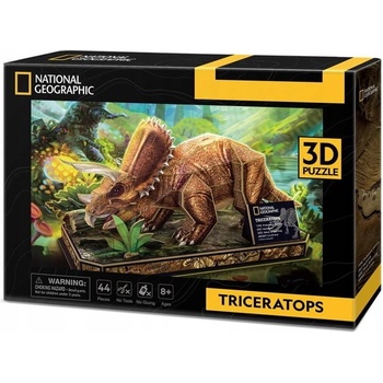 CubicFun 3D puzzle National Geographic: Triceratops 44 ks