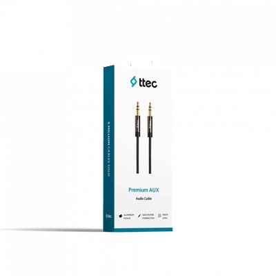 Ttec Кабел ttec Sterio Premium Aux Cable 3.5mm, 1 mt