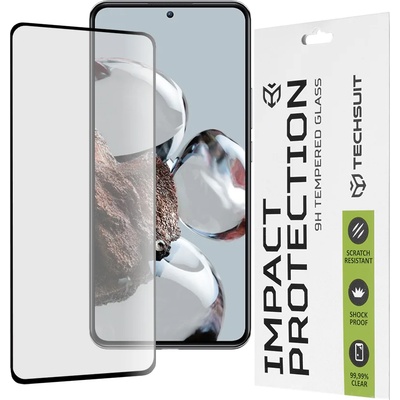 Techsuit Протектор за Xiaomi 12T / 12T Pro - 111D Full Cover / Full Glue Glass - Черен