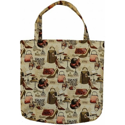 Taška Boutique de Paris – svetlá 45x45 cm