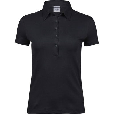 TEE JAYS TJ1441 / Дамска поло тениска от памук Pima - черна S (18144100201)
