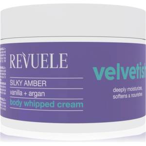 Revuele Velvetish Silky Amber Body Whipped Cream хидратиращ лосион за тяло Vanilla + Argan 300ml
