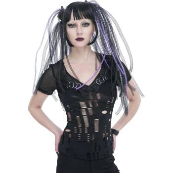 Devil fashion дамска тениска DEVIL FASHION - Broken Holes - TT242