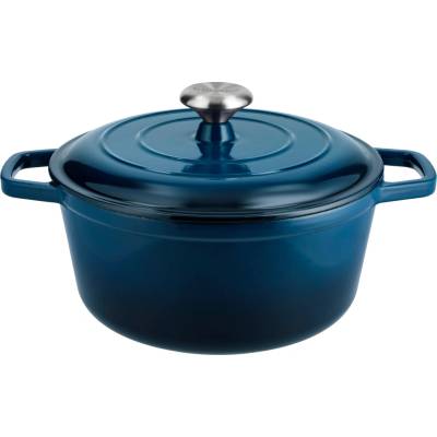 Silvercrest Liatinový hrniec Premium, 26 cm modrá 100409470