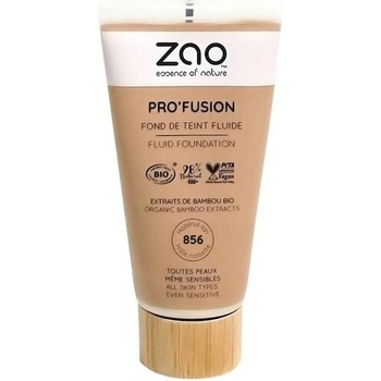Zao Foundation Pro'fusion Fluid Foundation 856 Hazelnut Tan 30 ml