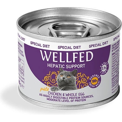 WELLFED Консерва за котки с чернодробни проблеми