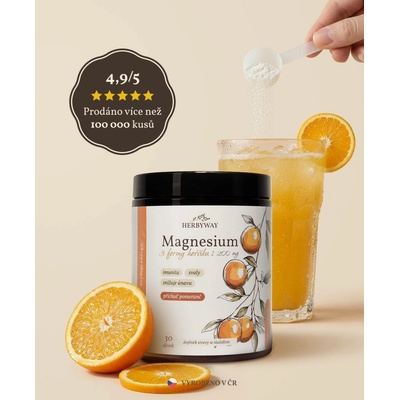 Herbs Energy Magnesium Drink Pomeranč 30 dávek