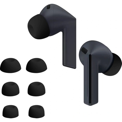 kwmobile 6x silikonové špuntíky do sluchátek pro Samsung Galaxy Buds 3 FE černá – Zboží Živě