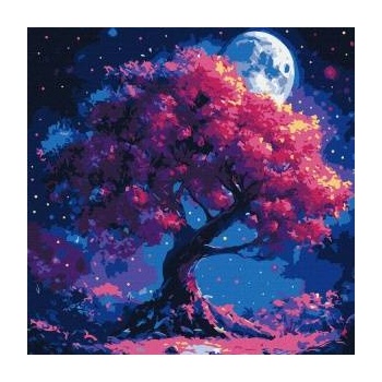Ideyka Painting by numbers 40 x 40 cm KHO6384 Tree silhouette AP0096