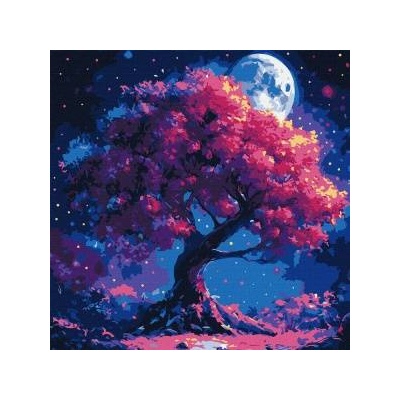 Ideyka Painting by numbers 40 x 40 cm KHO6384 Tree silhouette AP0096