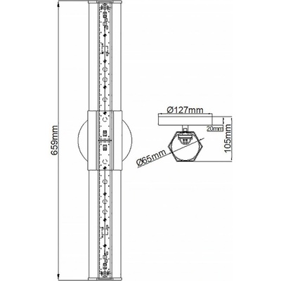 Quintiesse QN-FACET-LED2-PC-BATH