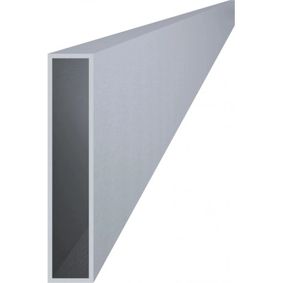 Hliníkový jekl 100x20x2 mm, délka 6000 mm