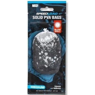 Kevin Nash PVA sáčky Speedload Solid PVA Bags Slow Melt Medium 70x155mm 20ks