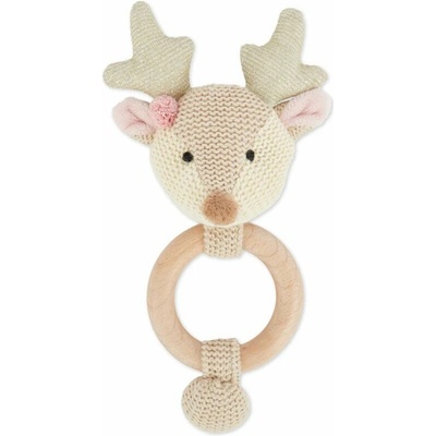 Bieco Grasping Toy with Rattle Fawn s hrkálkou 0 m+ 1 ks