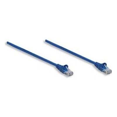 Manhattan Пач кабел Intellinet, UTP, Cat. 5e, 1m, син (392150)