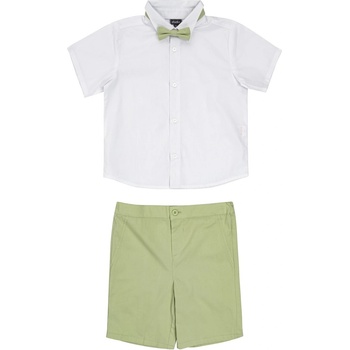 Studio Kids' Short Sleeve Coords - SAGE GREEN/WHIT