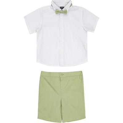 Studio Kids' Short Sleeve Coords - SAGE GREEN/WHIT