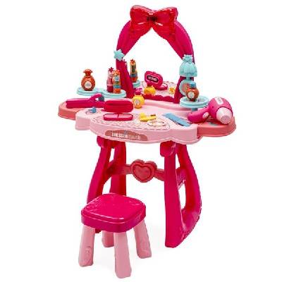 Детска тоалетка с музика и стол baby mix (53368)