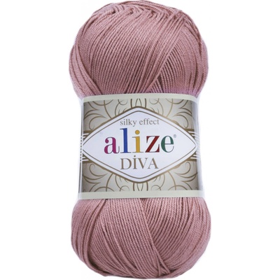 Alize příze Diva 354 starorůžová