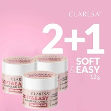 Claresa UV/LED gél na nechty Soft & Easy Builder gel Pink Champagne 12 g