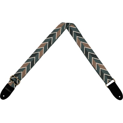 Cascha CUS-JW2 Jacquard Ethnic Green Колан за укулеле (CUS-JW2)