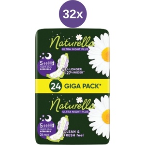 Naturella Ultra превръзки 32x (24 бр. /фол) Нощ+