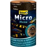 TETRA Micro Menu - пълноценна хранителна смес с четири вида храна в отделни отделения. За малки риби, които се хранят в различни региони на водата - 100 мл