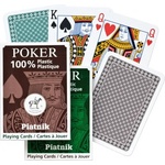 Piatnik Карти за игра Piatnik - покер 100% plastic, кафяв