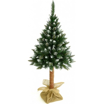 NABBI Christee 7 vianočný stromček na pni 160 cm zelená biela
