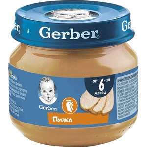 Nestle Месно пюре Nestle Gerber - Пуйка, 80 g (12500854) - baby