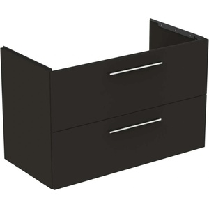 Ideal Standard i. Life B - Шкафче за умивалник, 100x63x51 см, 2 чекмеджета, ляво, матово антрацитно сиво T5584NV (T5584NV)