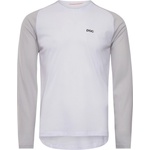 POC Мъжка фланелка с дълъг ръкав за колоездене POC Motion Air L/S Jersey Cycling jersey - Hydrogen White (056-3686-0714)
