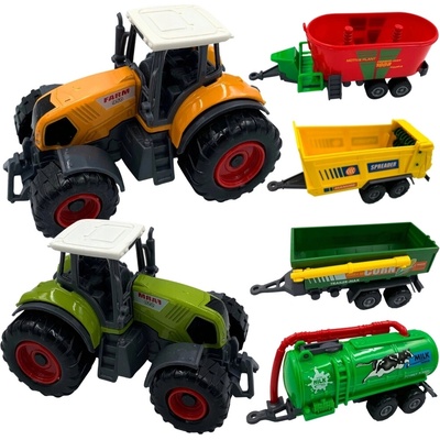 Woopie mini farmársky set – traktory s prívesmi