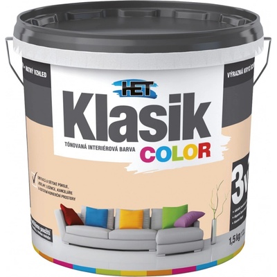 Het klasik color 0728 oranž broskyňový 1,5kg