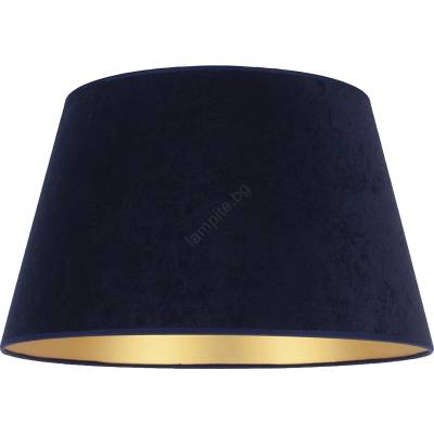 Duolla - Абажур за настолна лампа CONE M E27, Ø 28 см, синьо (DU85448)